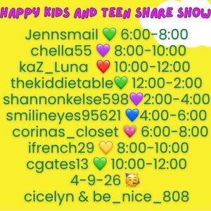 Kids and teen share show marathon